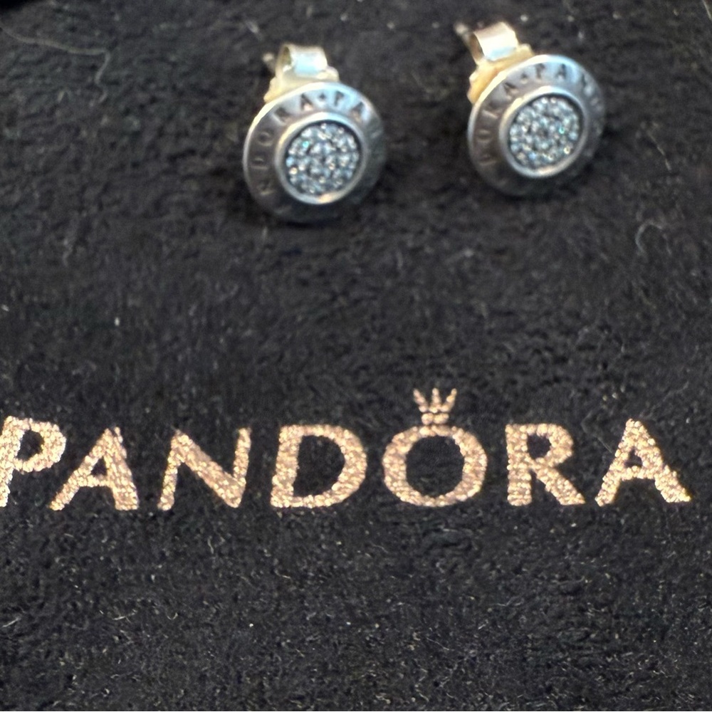 Pandora Silver Earrings